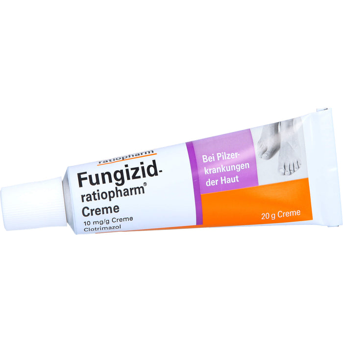 Fungizid-ratiopharm Creme bei Pilzerkrankungen der Haut, 20 g Crème