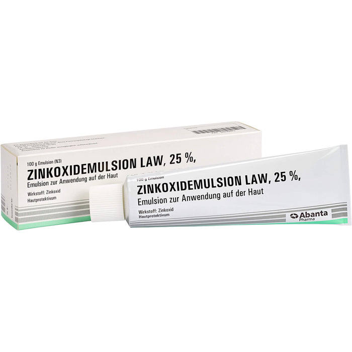 Zinkoxidemulsion LAW 25 % Hautprotektivum, 100 g Solution