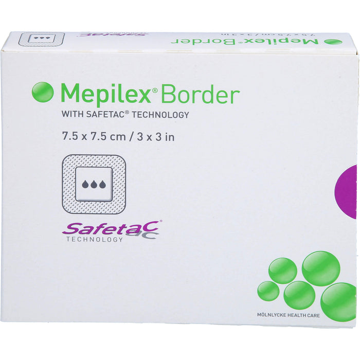 Mepilex Border Schaumverband 7,5 x 7,5 cm, 5 pcs. Wound dressings