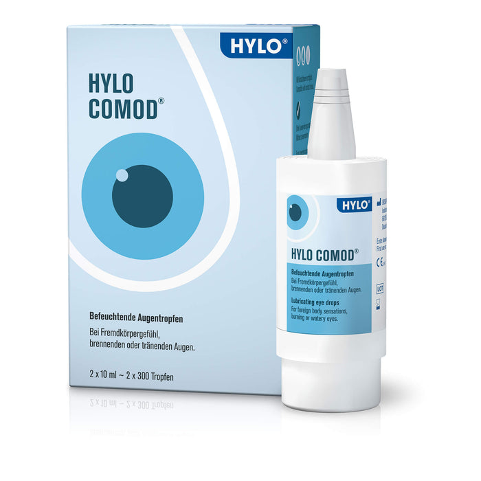 HYLO COMOD befeuchtende Augentropfen, 20 ml Solution