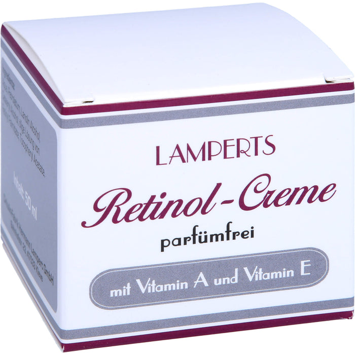 Retinol Creme parfümfrei Lamperts, 50 ml Crème