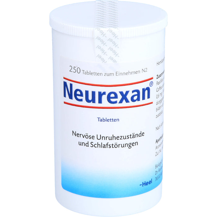 Neurexan Tabletten bei nervösen Unruhezuständen und Schlafstörungen, 250 pcs. Tablets