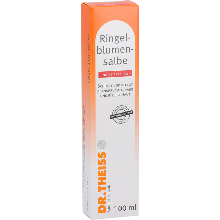 Dr.Theiss Ringelblumen Salbe, schützt und pflegt beanspruchte, raue und rissige Haut, 100 ml Salbe