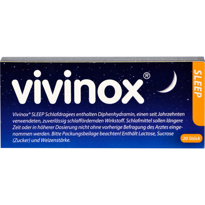 Vivinox sleep Dragees, 20 pc Tablettes