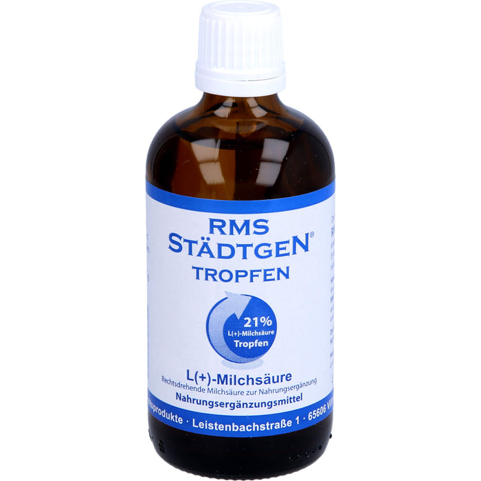 RMS STÄDTGEN Tropfen L(+)-Milchsäure, 100 ml Lösung