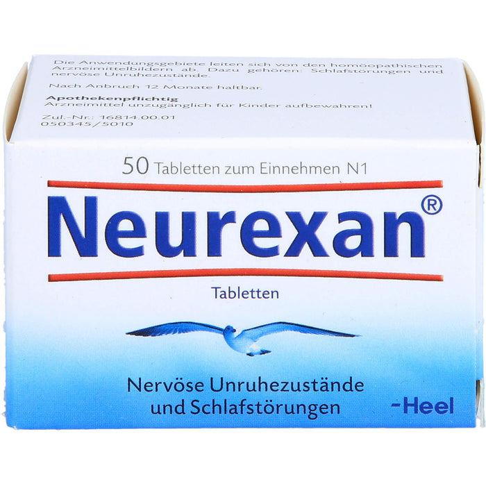 Neurexan Tabletten bei nervösen Unruhezuständen und Schlafstörungen, 50 St. Tabletten