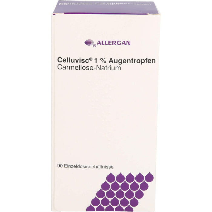 Celluvisc 1 % Augentropfen zur symptomatischen Behandlung des trockenen Auges, 90 pc Solution