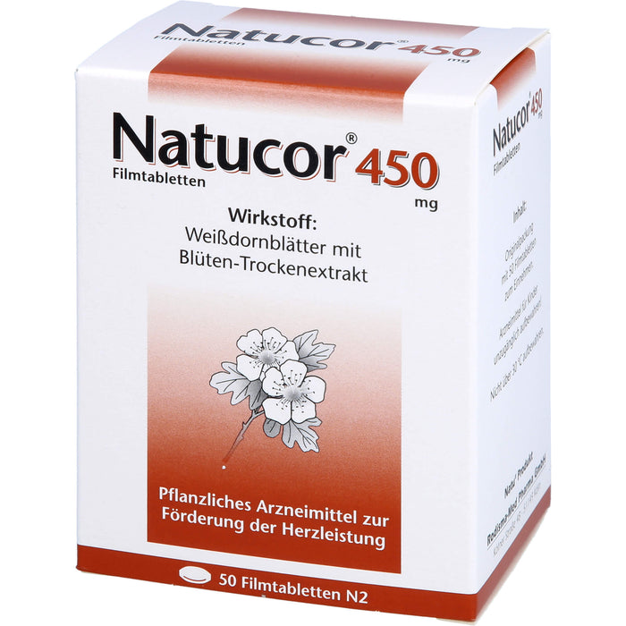 Natucor 450 mg, Filmtbl., 50 pc Tablettes