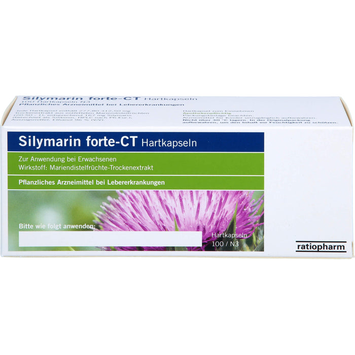 Silymarin forte-CT Hartkapseln, 100 pcs. Capsules