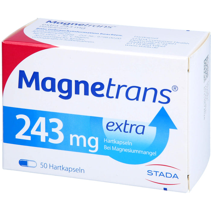 Magnetrans extra 243 mg Hartkapseln bei Magnesiummangel, 50 St. Kapseln