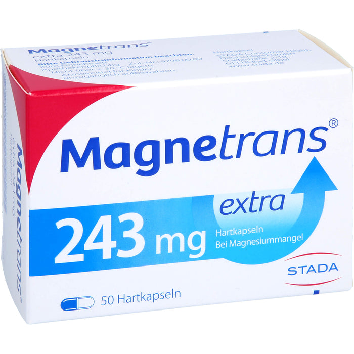 Magnetrans extra 243 mg Hartkapseln bei Magnesiummangel, 50 pc Capsules