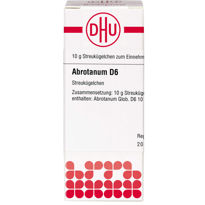 DHU Abrotanum D6 Streukügelchen, 10 g Globules