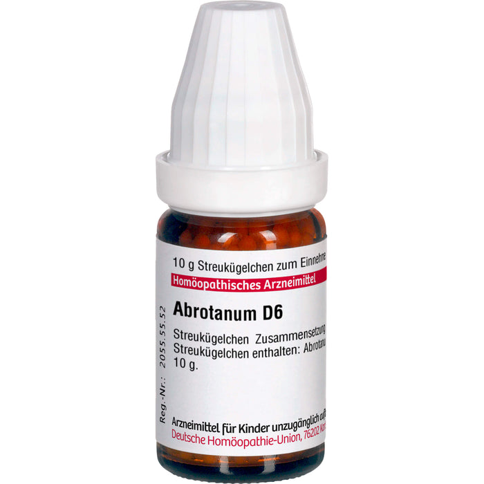 DHU Abrotanum D6 Streukügelchen, 10 g Globuli