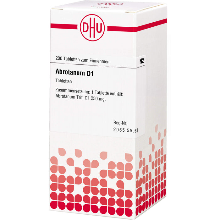 DHU Abrotanum D1 Tabletten, 200 St. Tabletten