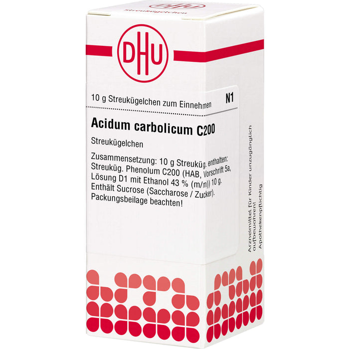 DHU Acidum carbolicum C200 Streukügelchen, 10 g Globules