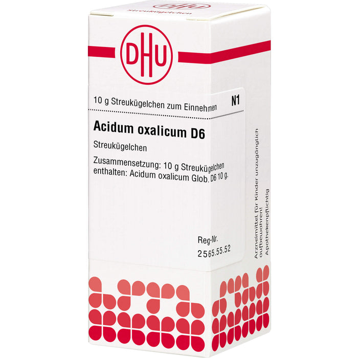 DHU Acidum oxalicum D6 Streukügelchen, 10 g Globuli