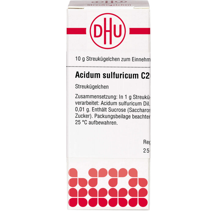 DHU Acidum sulfuricum C200 Streukügelchen, 10 g Globules