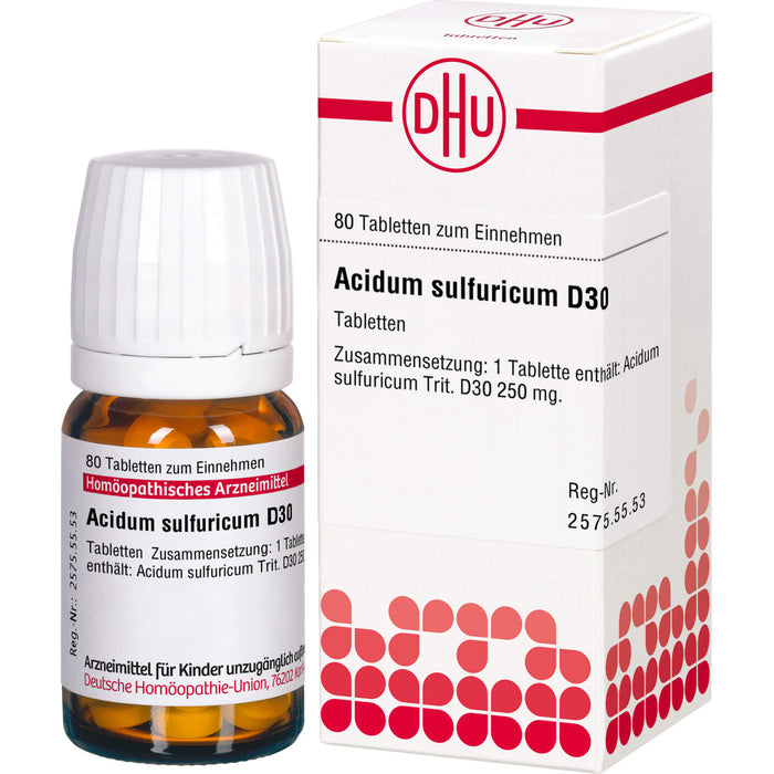 DHU Acidum sulfuricum D30 Tabletten, 80 St. Tabletten