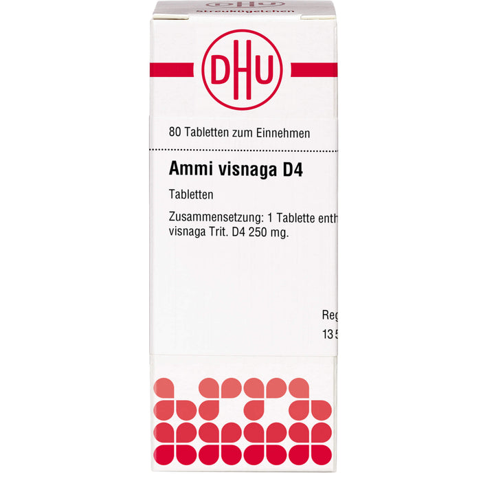 DHU Ammi visnaga D4 Tabletten, 80 pcs. Tablets