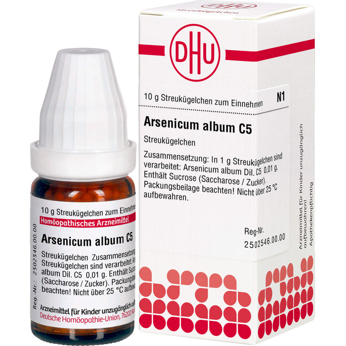 DHU Arsenicum album C5 Streukügelchen, 10 g Globuli