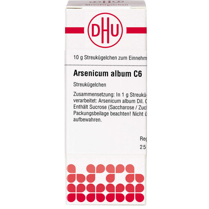 DHU Arsenicum album C6 Streukügelchen, 10 g Globules