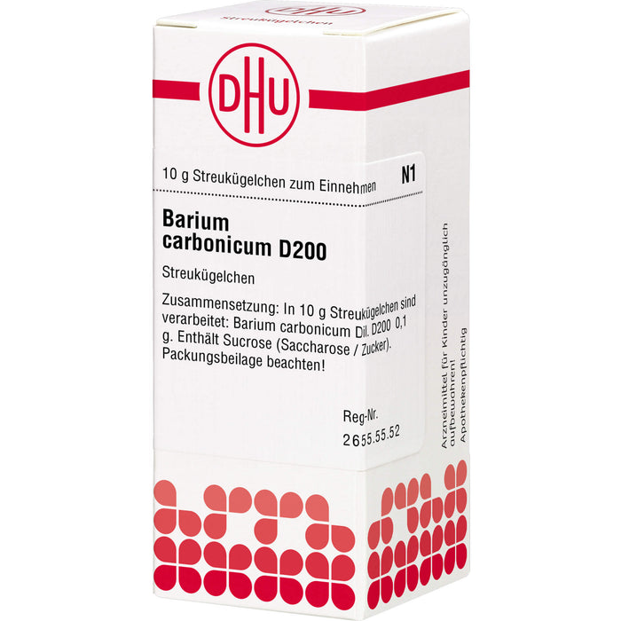 Barium carbonicum D200 DHU Globuli, 10 g Globuli