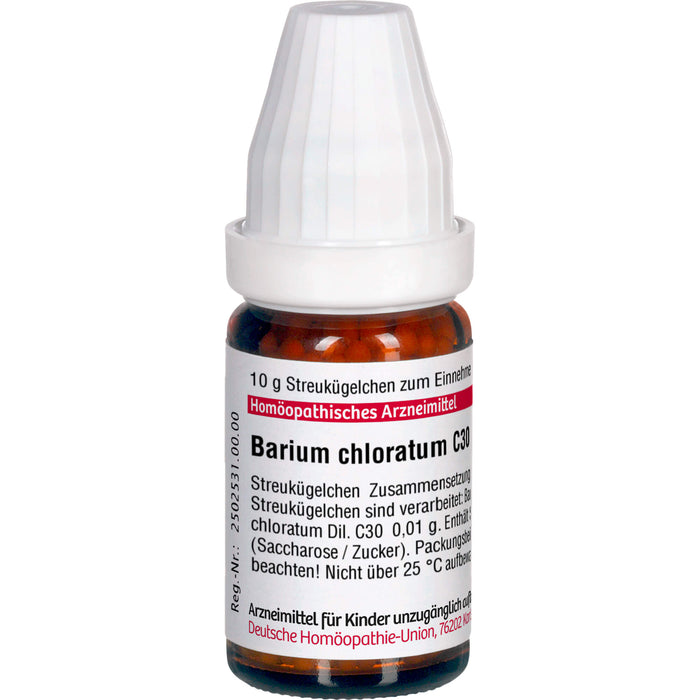 Barium chloratum C30 DHU Globuli, 10 g Globuli