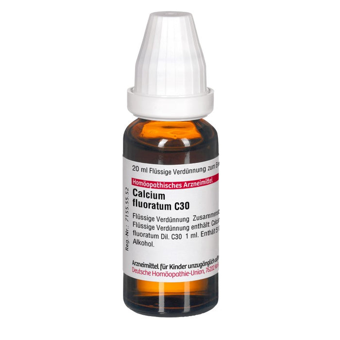 DHU Calcium fluoratum C30 Dilution, 20 ml Lösung