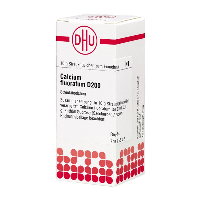 DHU Calcium fluoratum D200 Streukügelchen, 10 g Globuli