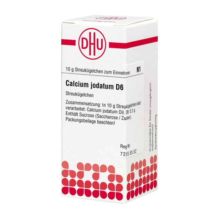 DHU Calcium jodatum D6 Streukügelchen, 10 g Globules