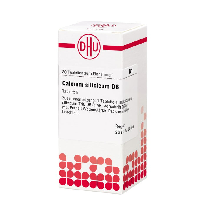 DHU Calcium silicicum D6 Tabletten, 80 pc Tablettes