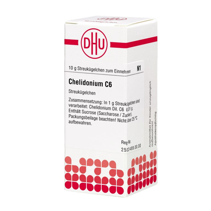 DHU Chelidonium C6 Streukügelchen, 10 g Globules