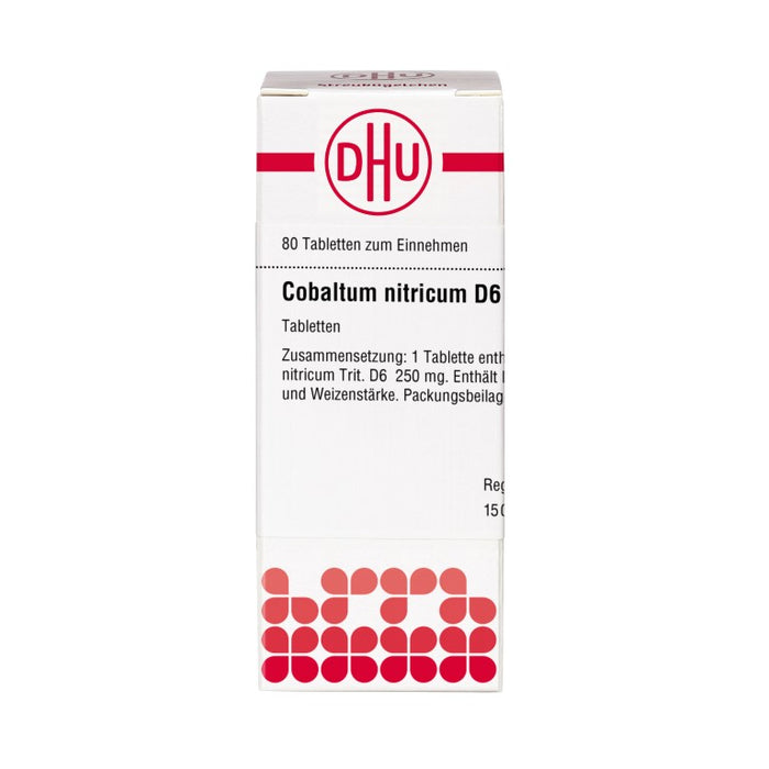 Cobaltum nitricum D6 DHU Tabletten, 80 St. Tabletten