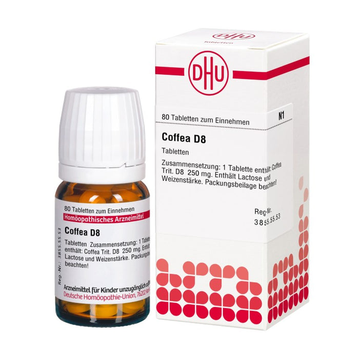 DHU Coffea D8 Tabletten, 80 pc Tablettes