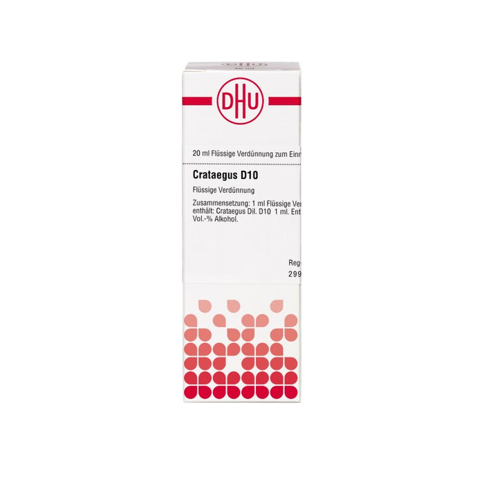 DHU Crataegus D10 Dilution, 20 ml Lösung