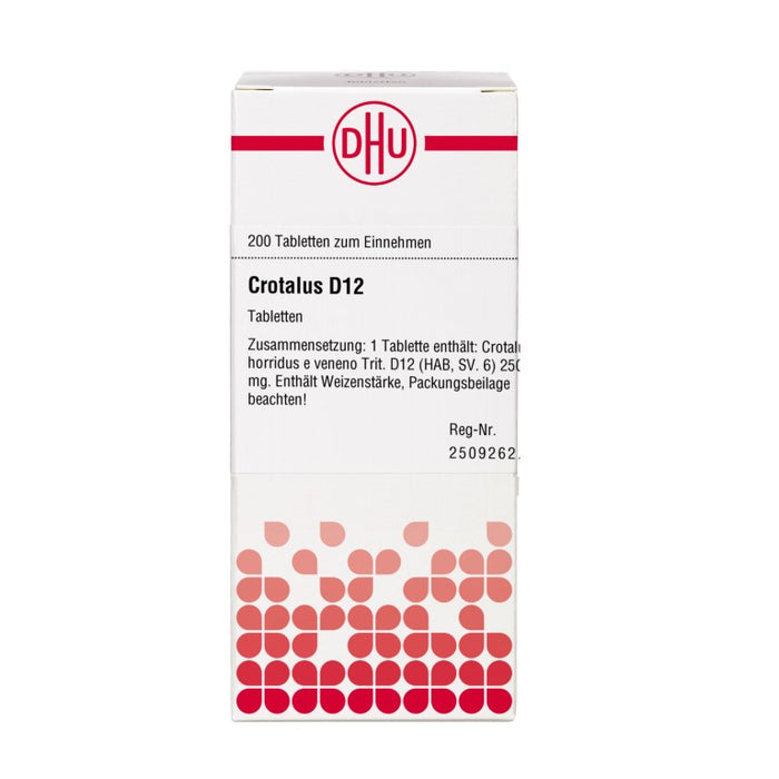 DHU Crotalus D12 Tabletten, 200 pcs. Tablets