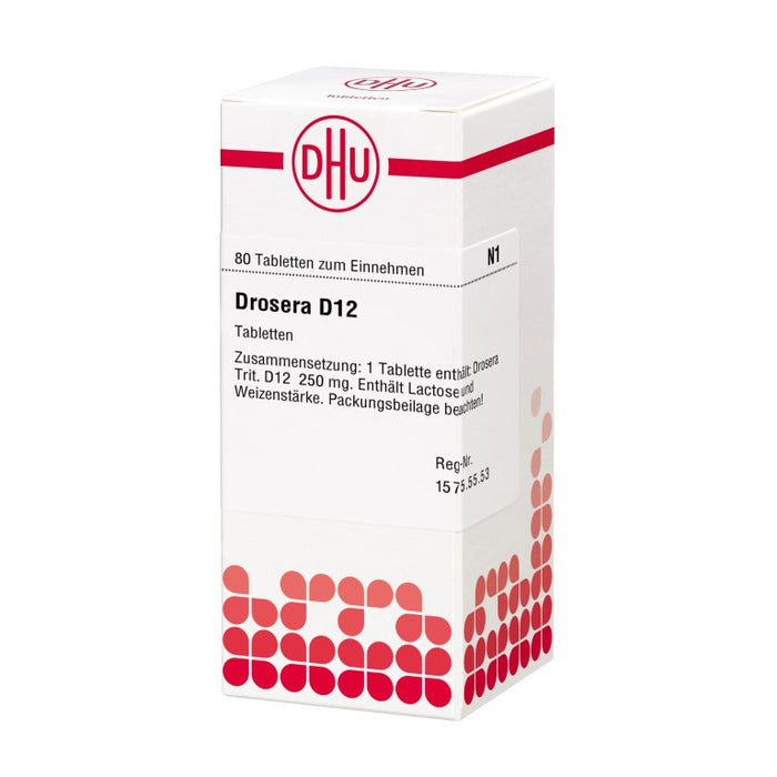 Drosera D12 DHU Tabletten, 80 St. Tabletten