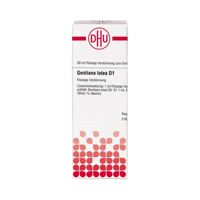 Gentiana lutea D1 DHU Dilution, 20 ml Lösung