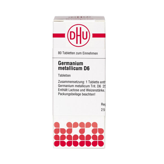 DHU Germanium metallicum D6 Tabletten, 80 pc Tablettes