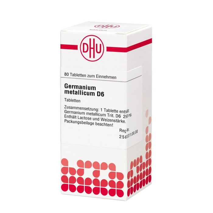 DHU Germanium metallicum D6 Tabletten, 80 St. Tabletten