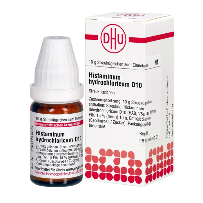 DHU Histaminum hydrochloricum D10 Streukügelchen, 10 g Globules