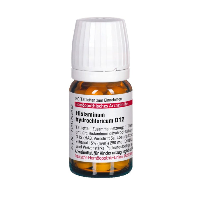 DHU Histaminum hydrochloricum D12 Tabletten, 80 St. Tabletten