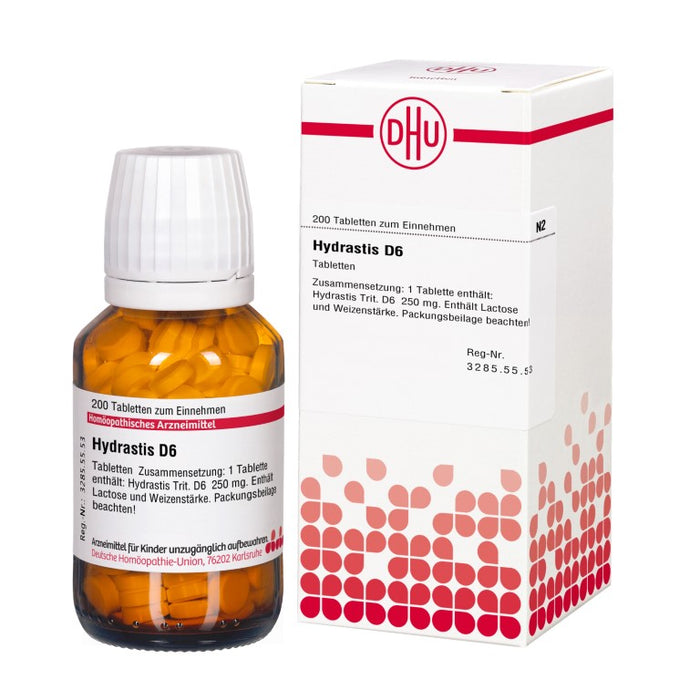 DHU Hydrastis D6 Tabletten, 200 St. Tabletten