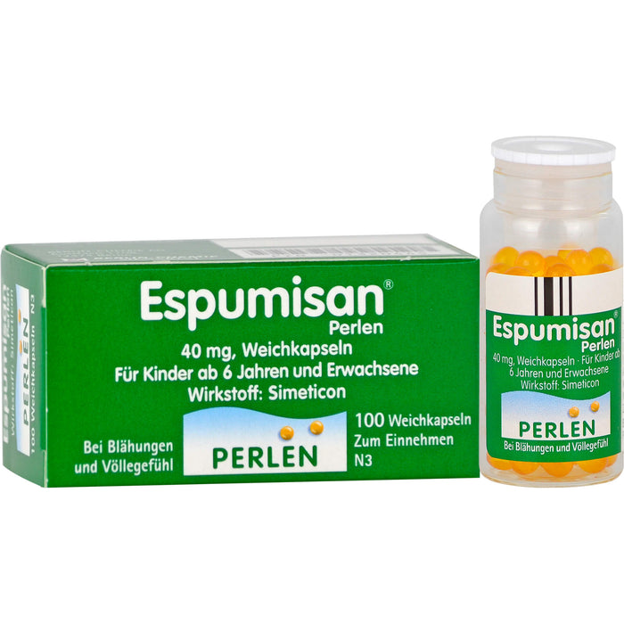 Espumisan Perlen 40 mg Weichkapseln bei Blähungen, 100 pc Capsules