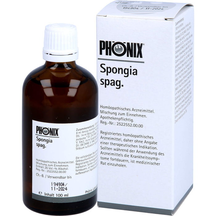 Phönix spongia spag. Tropfen, 100 ml MIS