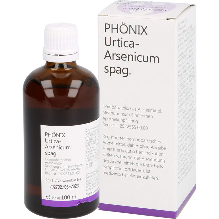 Phönix urtica arsenicum spag. Tropfen, 100 ml Mischung