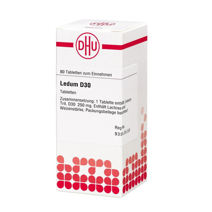 DHU Ledum D30 Tabletten, 80 pc Tablettes