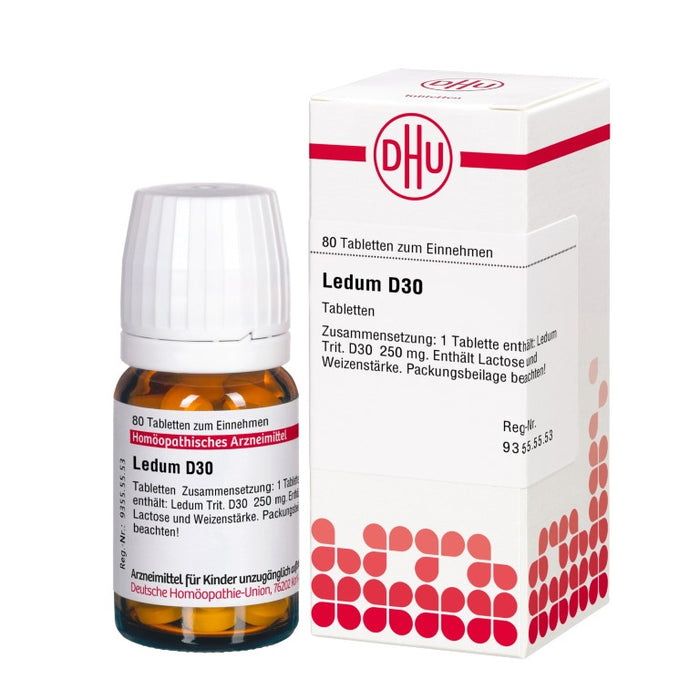 DHU Ledum D30 Tabletten, 80 pc Tablettes