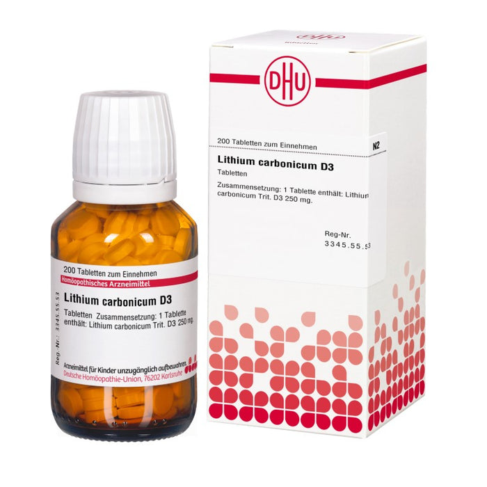 Lithium carbonicum D3 DHU Tabletten, 200 St. Tabletten