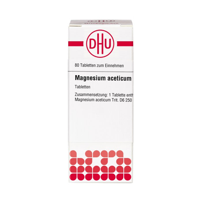 Magnesium aceticum D6 DHU Tabletten, 80 St. Tabletten